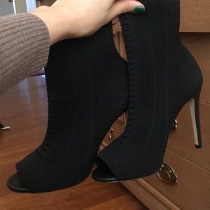 Aldo 4” sock heeled booties.